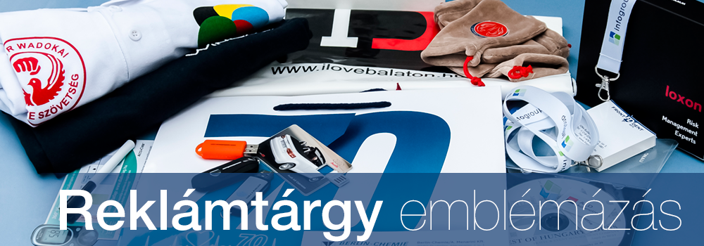 Reklámtárgy emblémázás - Gravéda Nyomda reklamt emb01